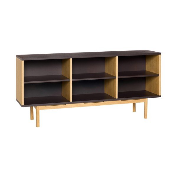 Кафяв скрин от декор от дъб  140x65x35 cm Dual – Hübsch