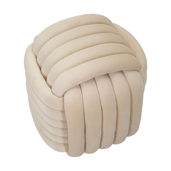 Кремава кадифена табуретка Softy – Mauro Ferretti-image-3
