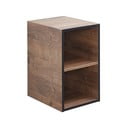 Кафяв нисък шкаф за баня в дъб 30x51 cm Set 374 - Pelipal