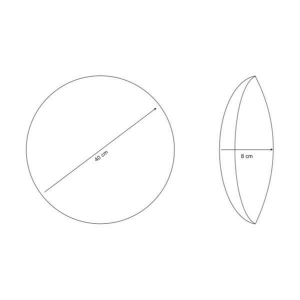 Декоративна възглавница от шерпа ø 40 cm Sherpa – Casa Selección-image-2