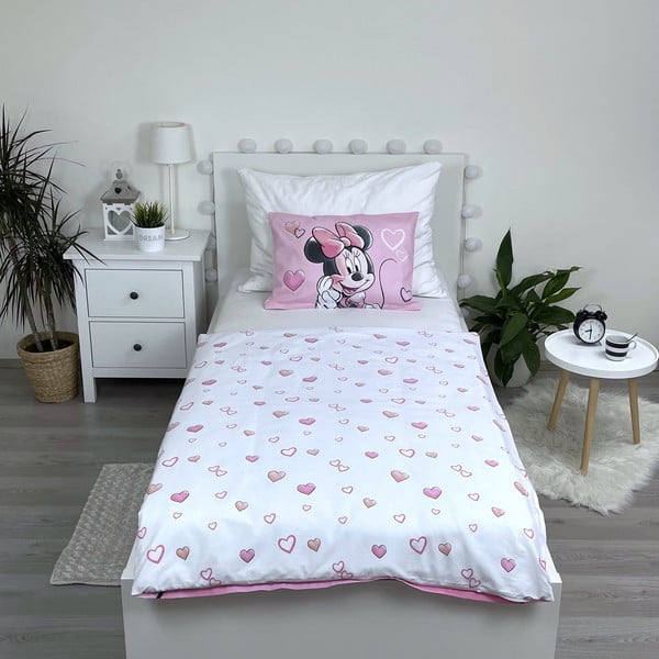 Памучно спално бельо за детско легло 100x135 cm Minnie - Jerry Fabrics-image-2