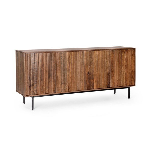Скрин от масивно манго в естествен цвят 170x75x40 cm Tadita – Bizzotto