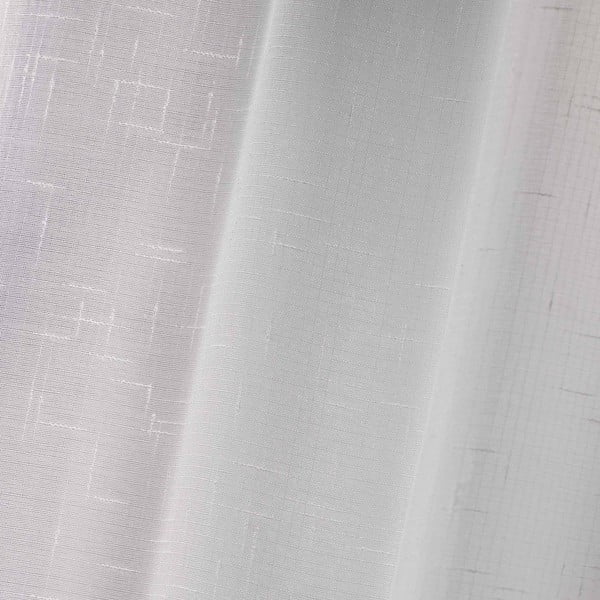 Бели завеси в комплект от  2 бр. 60x160 cm Luminea – douceur d'intérieur-image-1