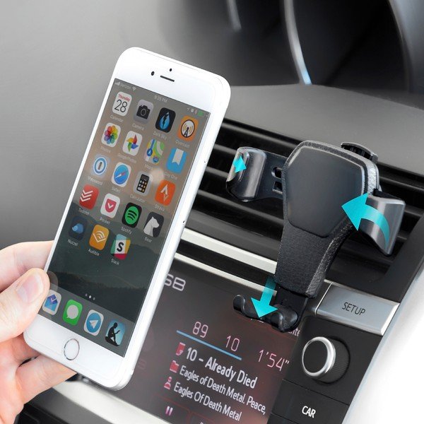 Държач за мобилен телефон с гравитация - InnovaGoods-image-3