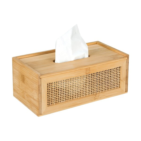 Ратаново-бамбукова кутия за носни кърпички Allegre - Wenko