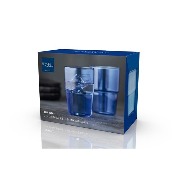 Стъклени чаши в комплект от 2 бр. 400 ml Torino – Lyngby Glas-image-4