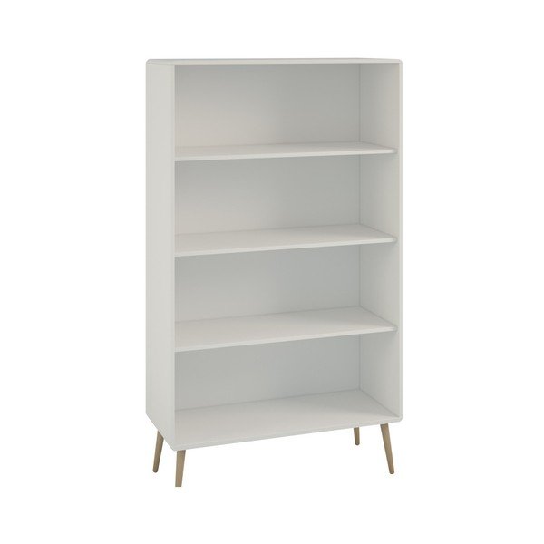 Кремаво-бял шкаф за книги , 166 x 81,3 cm Soft Line - Steens-image-1