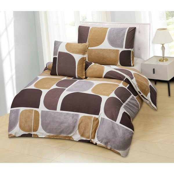 Единично  спално бельо от микросатен 3 части 140x200 cm Pablo – My House-image-1