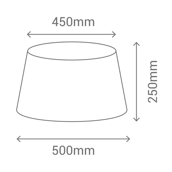 Бял абажур ø 50 cm - SULION-image-3