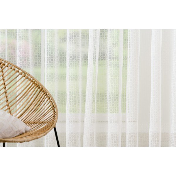 Бяла завеса 400x260 cm Agra - Mendola Fabrics-image-2