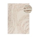 Оранжево-кремав вълнен килим 80x150 cm Abstract Swirl – Flair Rugs