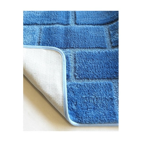 Синя постелка за баня 50x80 cm - JAHU collections-image-1