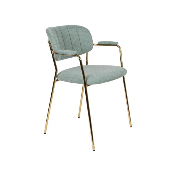 Светлозелени трапезни столове в комплект от 2 Jolien - White Label