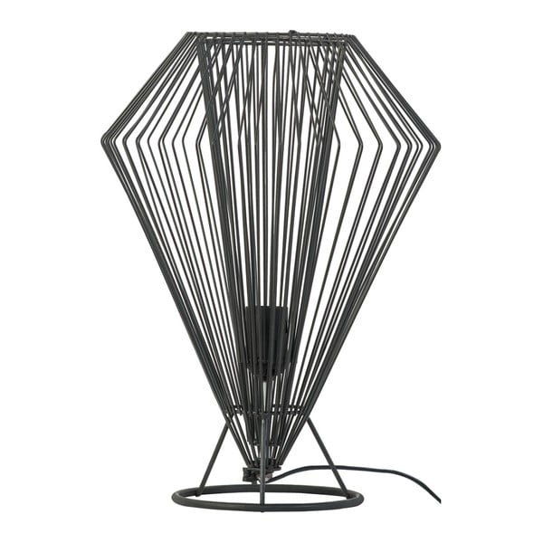 Черна настолна лампа Cesto, ⌀ 31 cm - Vox
