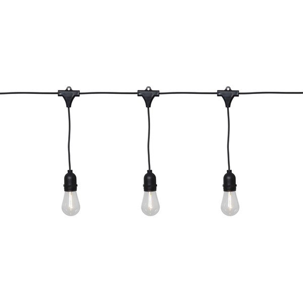 Черна външна LED светлинна верига Струна, дължина 3,6 м String Light - Star Trading-image-2