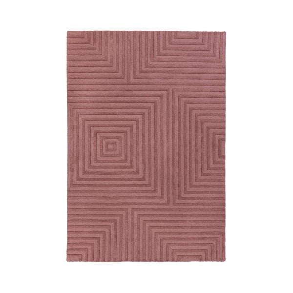 Лилав вълнен килим Estela, 160 x 230 cm - Flair Rugs