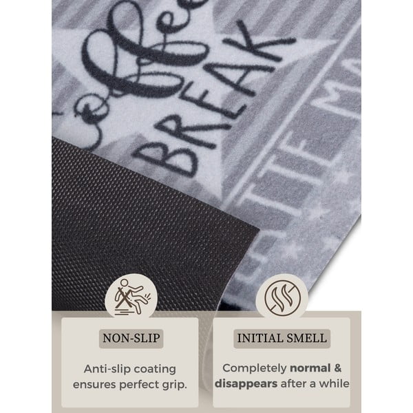 Сив килим 50x150 cm Its Time for Espresso - Hanse Home-image-4