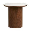 Кръгла странична масичка с керамичен плот ø 40 cm Noli – House Nordic