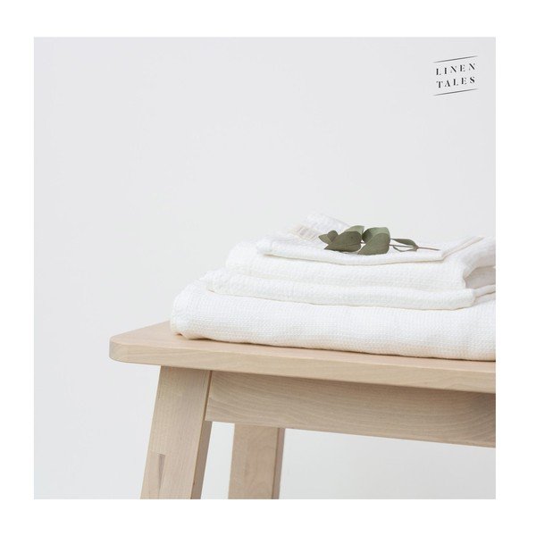 Бяла ленена кърпа 30x30 cm - Linen Tales-image-1