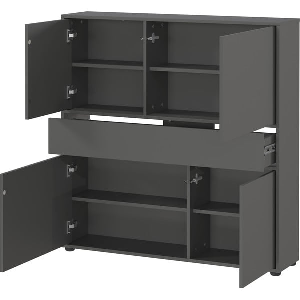 Антрацитно шкафче 105x108x25 cm Ameca 2.0 – Germania-image-2