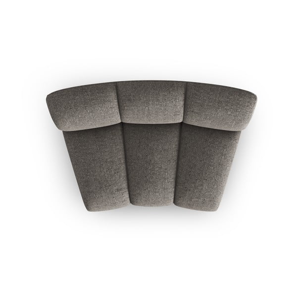 Тъмносив модулен диван (среден модул) Lupine – Micadoni Home-image-2