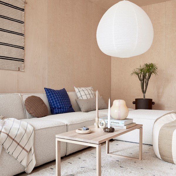Абажур в цвят слонова кост ø 60 cm Kojo – OYOY Living Design-image-1