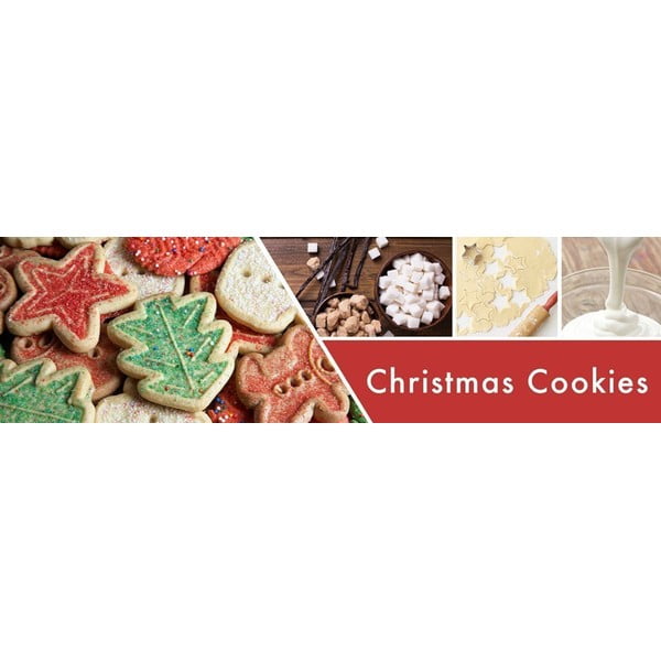 Ароматизирана свещ в стъклена кутия Christmas Candy, 150 часа горене Christmas Cookies - Goose Creek-image-1