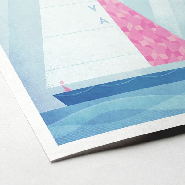 Плакат , A3 Geneva - Travelposter-image-2