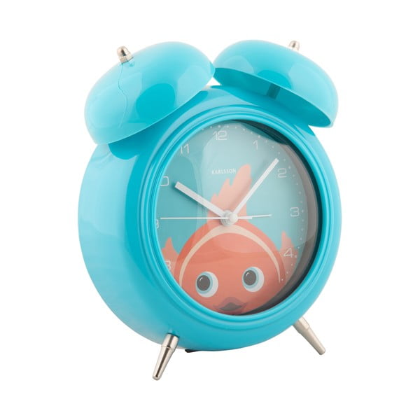 Детски будилник ø 15 cm Peekaboo Goldfish – Karlsson-image-4