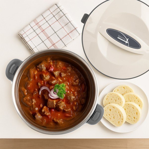 Кремав термос за храна 6 l Termo – Orion-image-1