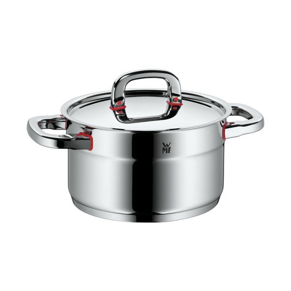 Съд от неръждаема стомана с капак Cromargan® Premium A II, ⌀ 20 cm - WMF