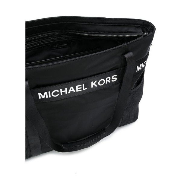 Черна чанта от плат The Michael - Michael Kors-image-3