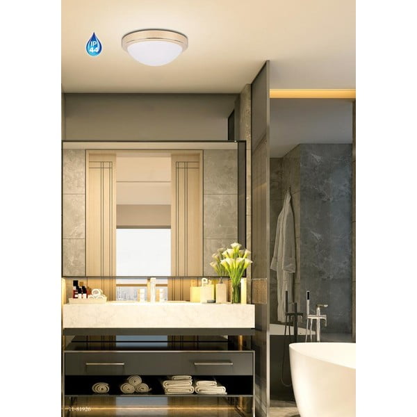 Лампа за таван в златист цвят със стъклен абажур ø 28 cm Roda - Candellux Lighting-image-1