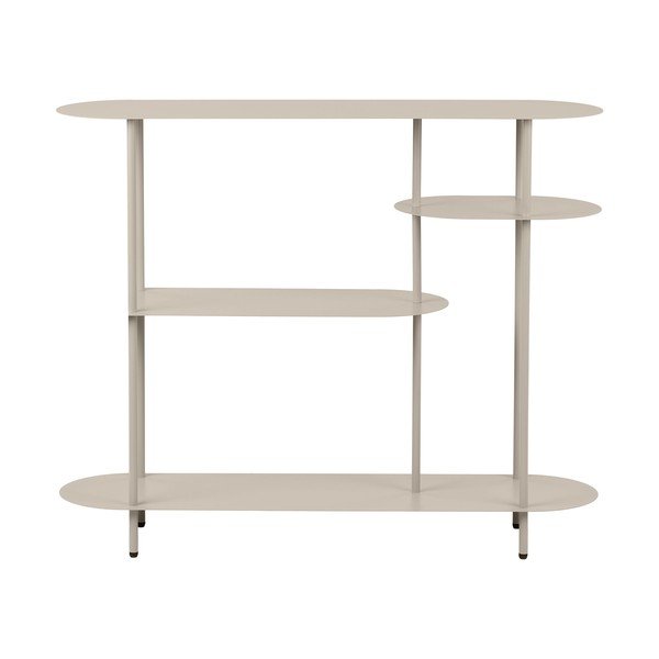 Бежов метален стелаж 118x97x31 cm Rieti – House Nordic