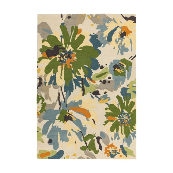 Килим Флорален Зелен Мулти, 120 x 170 cm Reef - Asiatic Carpets