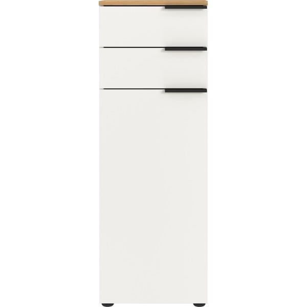 Бял висок шкаф за баня 39x111 cm Menen – Germania