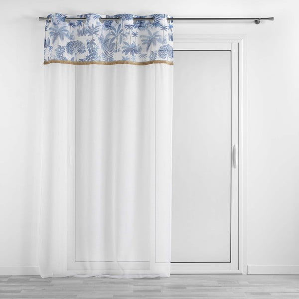 Завеса в бяло и синьо 140x240 cm Amazonia – douceur d'intérieur