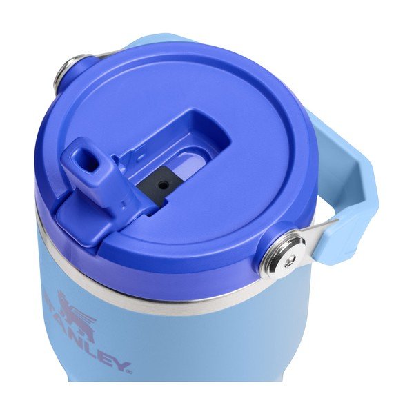 Син термос от неръждаема стомана 600 ml IceFlow™ Flip Straw 2.0 Tumbler Blue Sky – Stanley-image-2