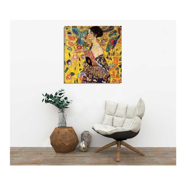 Репродукция на стена върху платно Густав Климт , 45 x 45 cm - Wallity-image-1