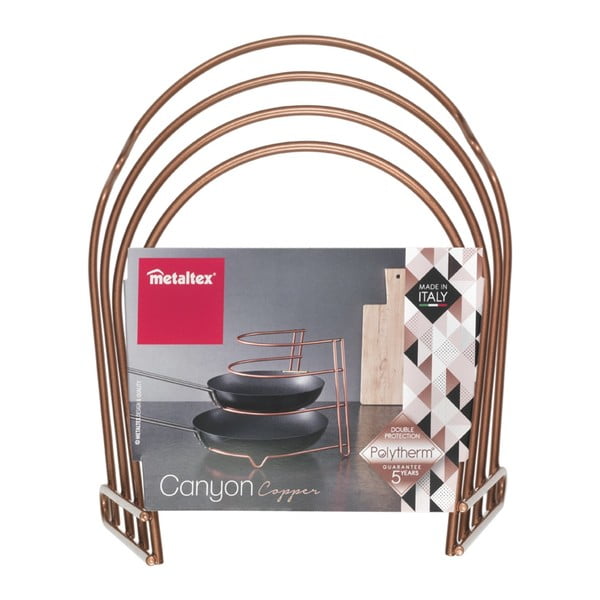 Стойка за тиган с меден цвят Canyon - Metaltex-image-4