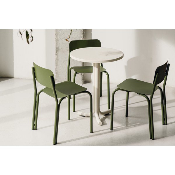 Метална кръгла градинска маса за хранене ø 59 cm Nokk – noo.ma-image-3