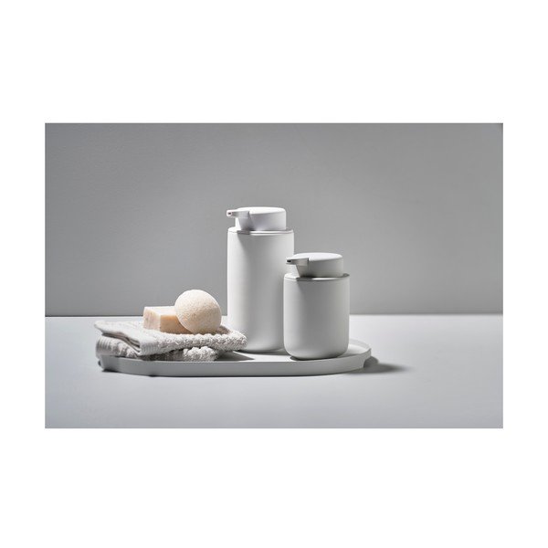 Дозатор за сапун от бял фаянс 450 ml Ume - Zone-image-4