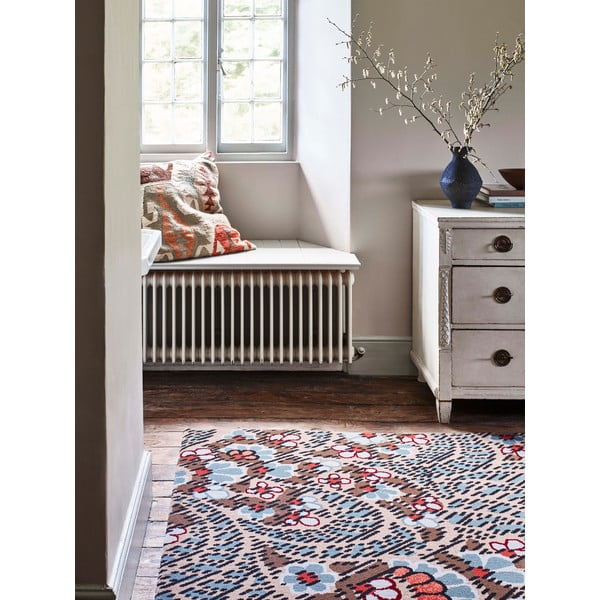 Кафяв вълнен килим 200x300 cm Paisley – Agnella-image-1