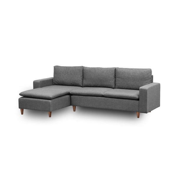 Сив ъглов диван (ляв ъгъл) Lungo – Balcab Home-image-2