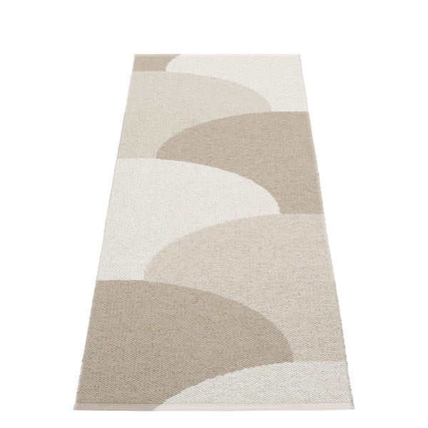 Бежова пътека за открито и закрито 70x180 cm Hill Dark Linen – Pappelina