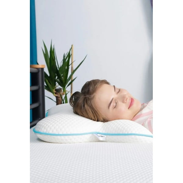 Анатомична възглавница с пълнеж от мемори пяна 46x55 cm – Mila Home-image-1