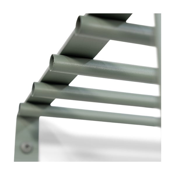 Сиво-зелена метална стенна закачалка с рафт 100 cm Rex – Spinder Design-image-2