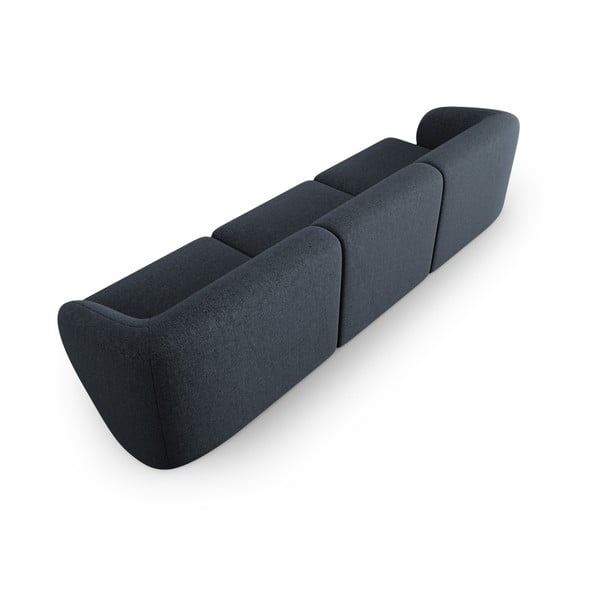 Син шенилов диван 266 cm Paolo – Milo Casa-image-3