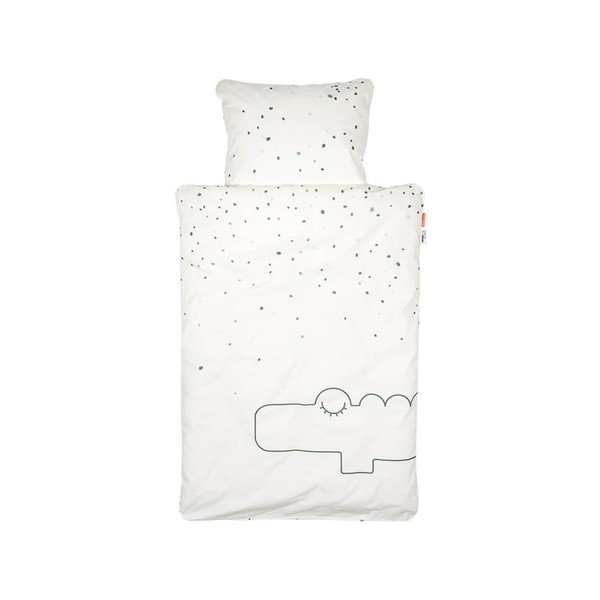 Памучно спално бельо за детско легло, 100 x 140 cm Croco - Done by Deer-image-1
