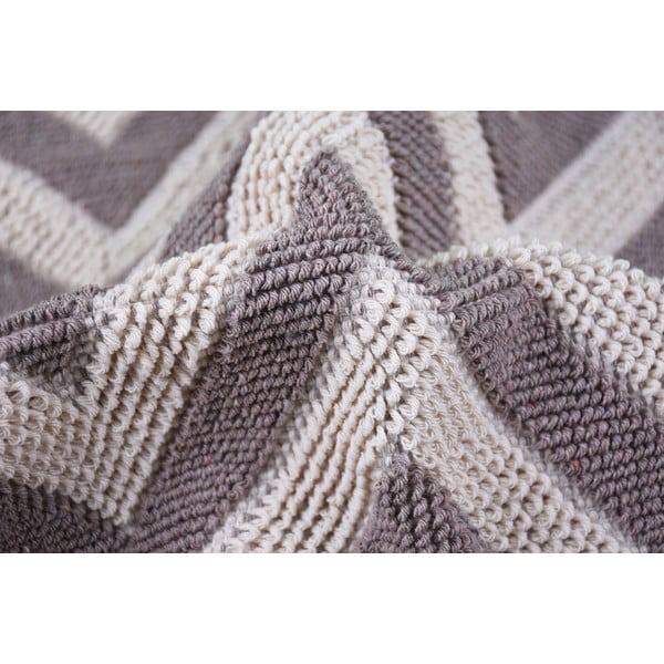 Бежов памучен килим , 60 x 90 cm Zikzak - Vitaus-image-3